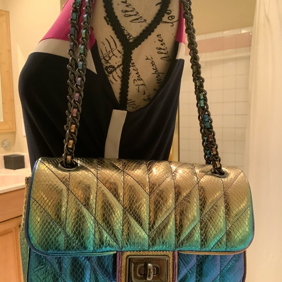 Karl Lagerfeld Paris Agyness (Mermaid Purse) Brand NEW must see gorgeous - Picture 5 of 14